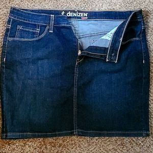 Denim mini juniors mini skirt